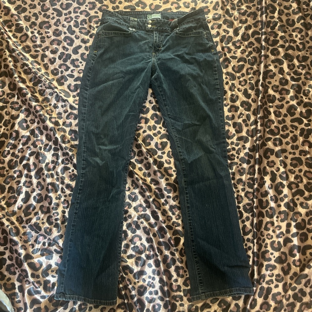 Wrangler X Jackson Vintage Dark Wash Low Rise Blue Jeans